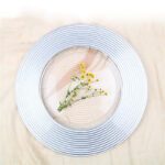 Wholesale Glass Charger Plate PZ-025